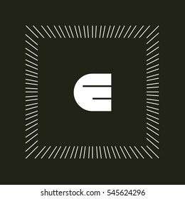 E letter logo design