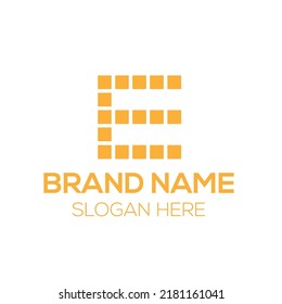 E letter Logo Design for brand