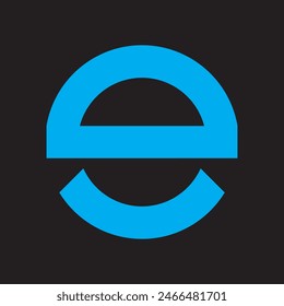 E Letter Logo Design. E Creative letter logo design vector, E Letter Initial Logo Design.