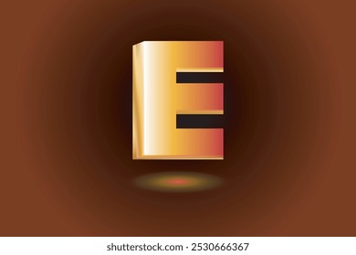 Diseño del logotipo de la letra E. Diseño de fuente E.