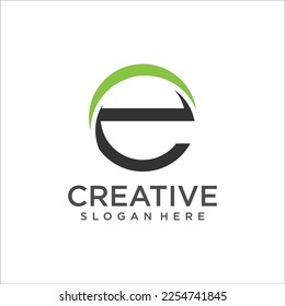 E Letter Logo Design Template