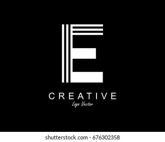 E Letter Logo Design Template Element