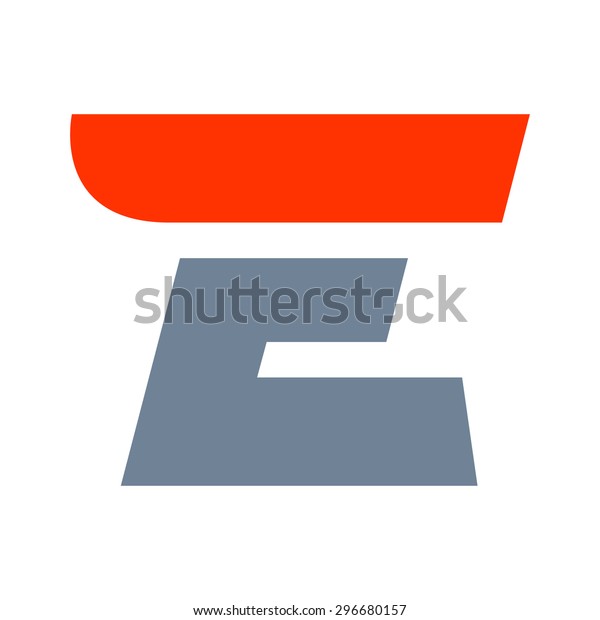 E letter logo design template. Fast speed vector\
unusual letter. Vector design template elements for your\
application or company.