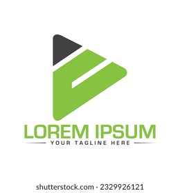 E letter logo design unique and modern logo design