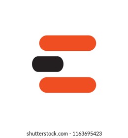 E letter logo design vector template
