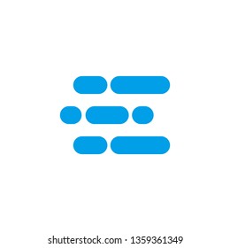 E letter logo design vector template