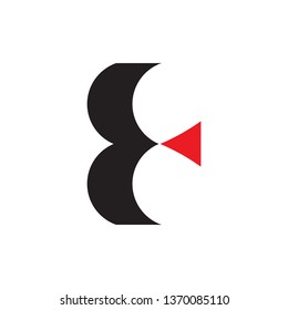 E letter logo design vector template