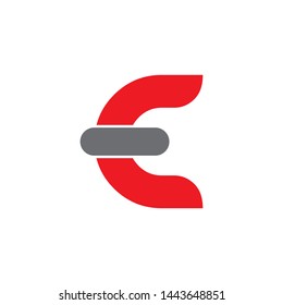 E letter logo design vector template