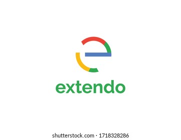 E Letra Diseño De Logotipo Y Plantilla De Vector