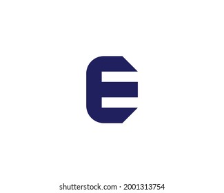 E letter logo design vector template