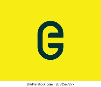 E letter logo design vector template