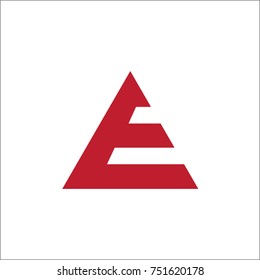 E letter logo design vector template