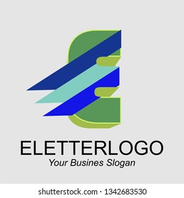 
E Letter Logo Design.initial logo Modern E Icon With Creative and Beautiful Monogram Design Vector Illustration.
can be used for multimedia icon, digital icon, Web icon - Vector