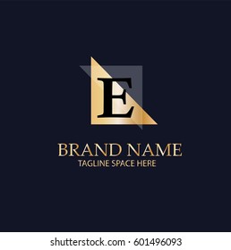 E Letter Logo Design.Sign.Symbol.Typography