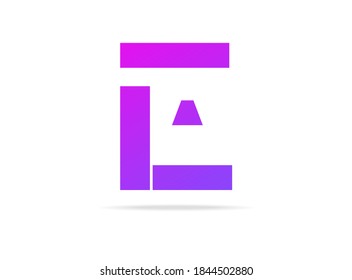 Diseño del icono del logotipo de la letra E. Para etiquetas de marca, diseño de elementos de plantilla, afiche creativo y más