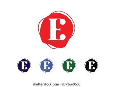 Logo de la carta y plantilla de diseño de iconos