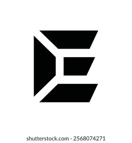 E letter logo icon vector illustration.