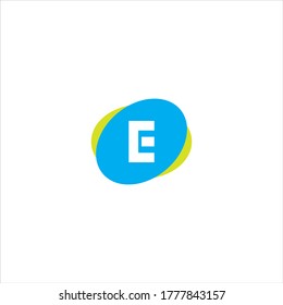 E letter logo monogram design