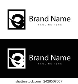 E letter logo in simple style Luxury product brand template illustration
