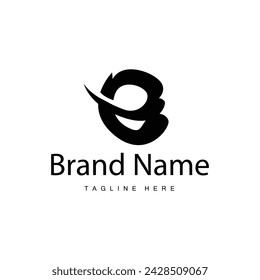Logotipo de la letra E en estilo simple Ilustración de la plantilla de la marca del producto de lujo