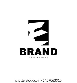 E letter logo in simple style Luxury product brand template illustration