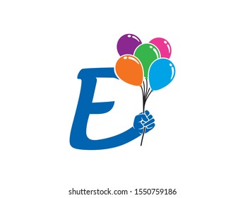 E Letter logo or symbol template design