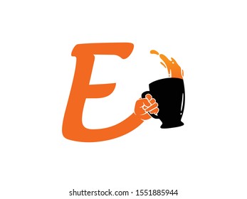 E Letter logo or symbol template design