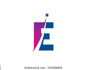 E Letter logo or symbol template design