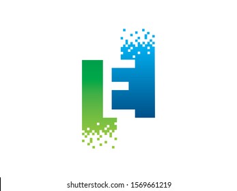 E Letter logo or symbol template design