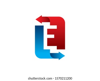 E Letter logo or symbol template design