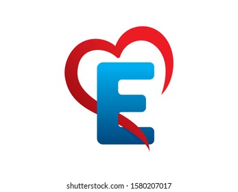 E Letter logo or symbol template design