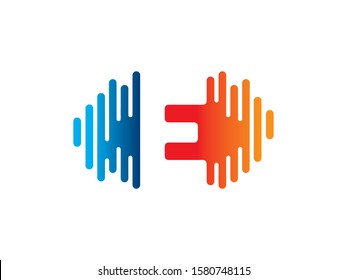 E Letter logo or symbol template design