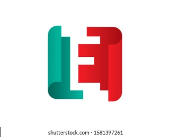 E Letter logo or symbol template design
