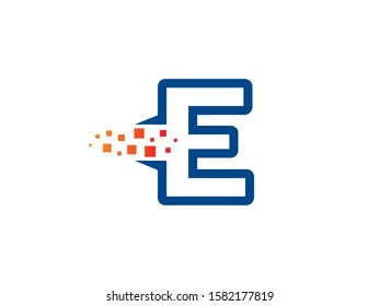 E Letter logo or symbol template design