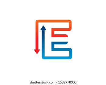 E Letter logo or symbol template design