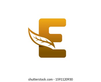 E Letter logo or symbol template