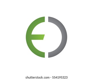 E Letter Logo Template vector icon design