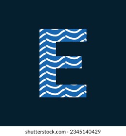 E letter logo or e text logo and e word logo design.
