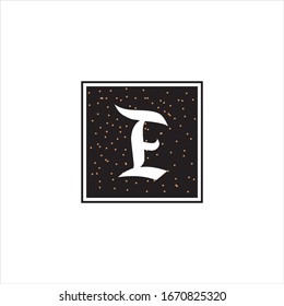 Diseño vectorial de logotipo de letra E