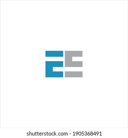 E E letter logo vector design on white color background. ee icon