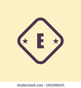 E Letter Logo Vector Illustration. Logo Initial Design Concept.