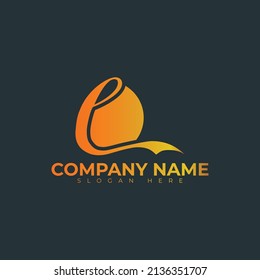 Diseño de ilustración vectorial de logotipo de letra E