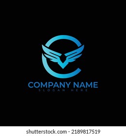 E-Brief-Logo, Vektorgrafik-Design