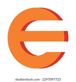 E letter logo vector illustration design