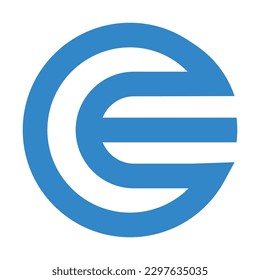 Diseño de ilustración vectorial de logotipo de letra E
