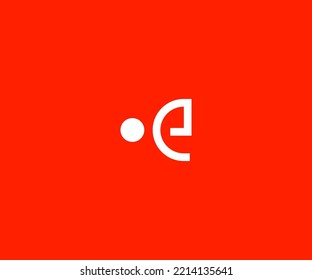 E Letter Logo Vector Template Abstract Monogram Symbol