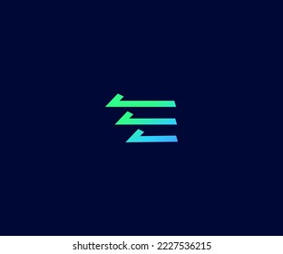 E Letter Logo Vector Template Abstract Monogram Symbol. Usable for Business sport, technology, fashion, digital And future creative logo