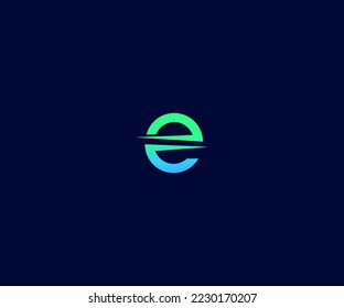 E Letter Logo Vector Template Abstract Monogram Symbol. Usable for Business sport, technology, fashion, digital And future creative logo