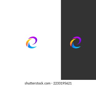 E Letter Logo Vector Template Abstract Monogram Symbol. Usable for Business sport, technology, fashion, digital And future creative logo