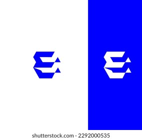 E Letter Logo Vector Template Abstract Monogram Symbol 